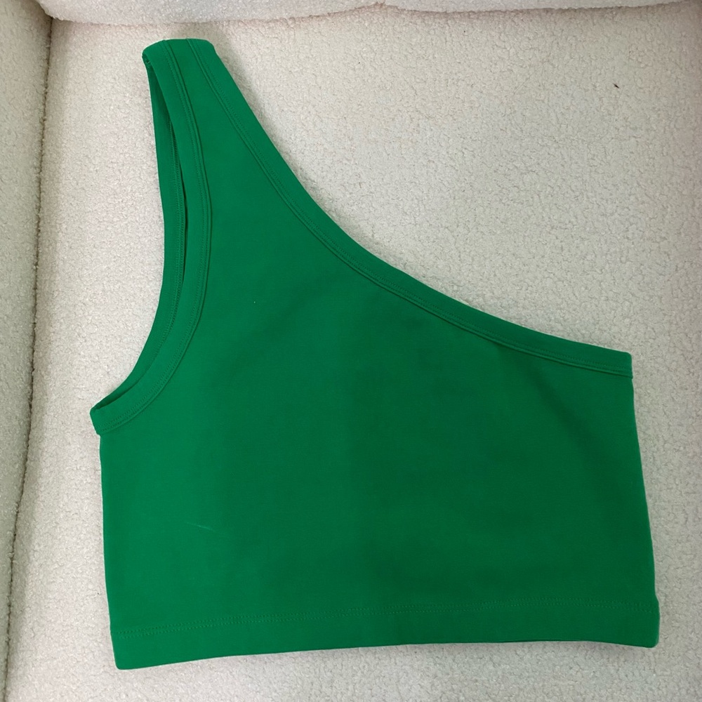 Zara one shoulder crop top
